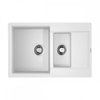 Гранитная мойка Omoikiri Daisen 78-2T-WH Tetogranit/белый