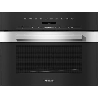 Печь микроволновая встраиваемая Miele M 7244 TC CleanSteel/Stainless Steel