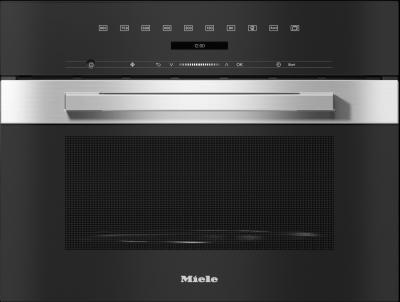 Печь микроволновая встраиваемая Miele M 7240 TC CleanSteel/Stainless Steel