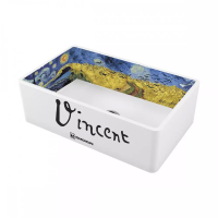 Гранитная мойка Omoikiri Mikura 76-Vangogh Natceramic/белый