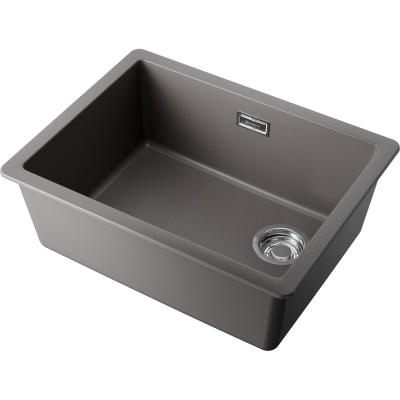 Гранитная мойка Omoikiri Kata 56-U/I Side-GR Artgranit/leningrad grey