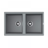 Гранитная мойка Omoikiri Tedori 86-2-GR Tetogranit/leningrad grey