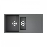 Гранитная мойка Omoikiri Sakaime 100-2-GR Tetogranit/leningrad grey