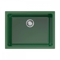 Гранитная мойка Omoikiri Okinoshima 61-U/I-RG Glossy Natceramic/royal green глянцевый