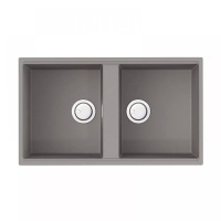 Гранитная мойка Omoikiri Kitagawa 83-2-U-GR Artceramic/leningrad grey