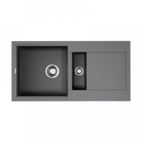 Гранитная мойка Omoikiri Sakaime 86-2-GR Tetogranit/leningrad grey