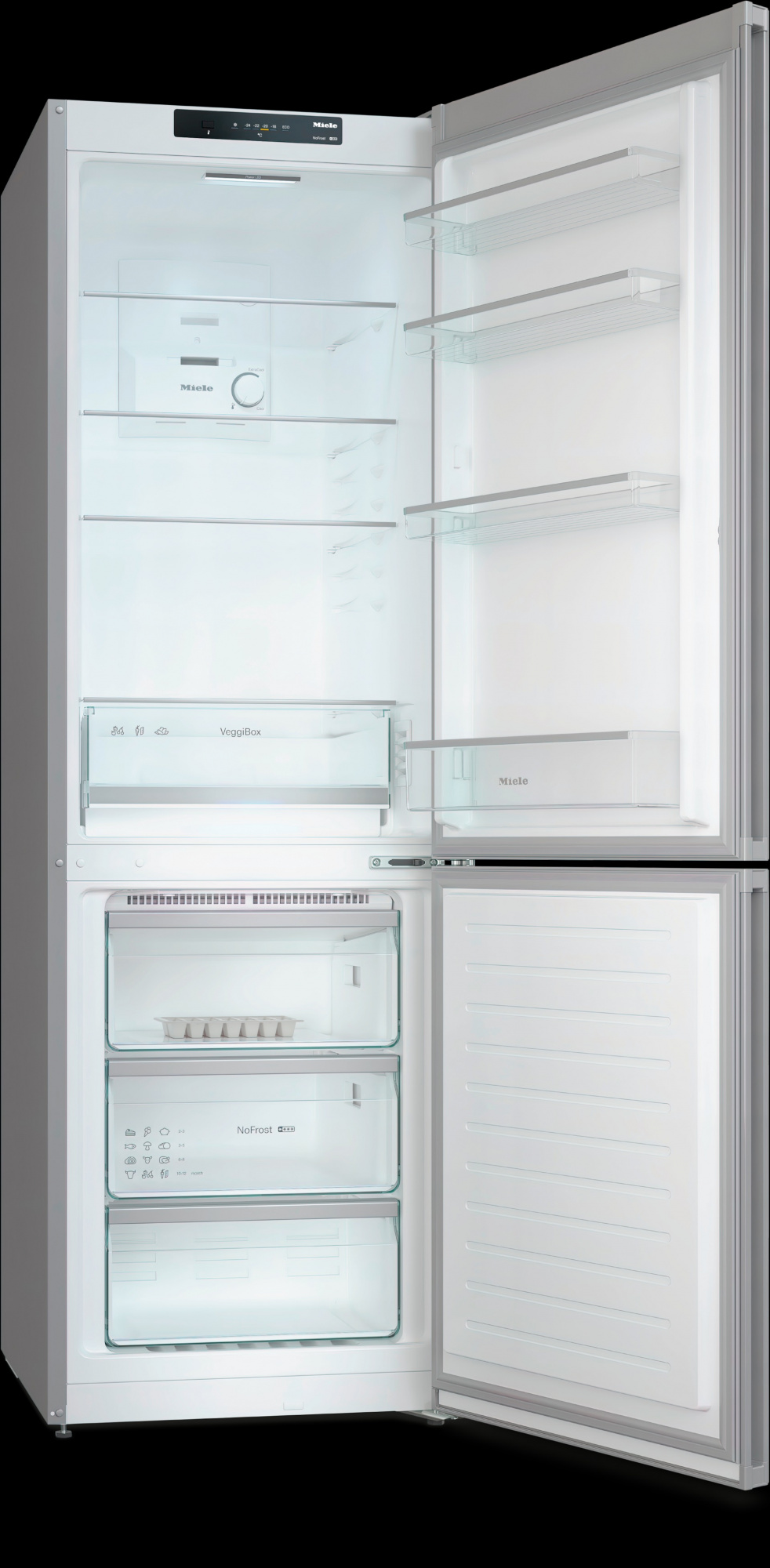 Холодильник с нижней морозилкой Miele KDN 4074 E Active Stainless steel look