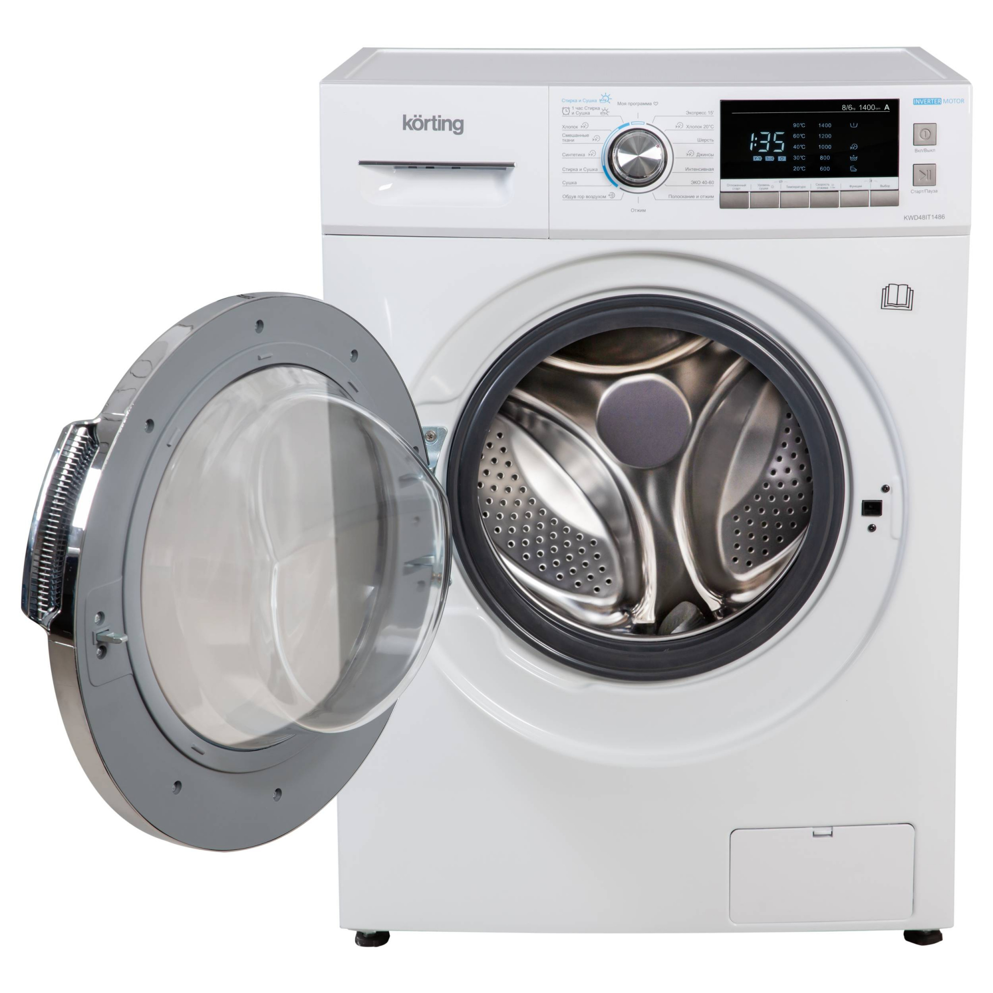 Стиральная машина с фронтальной загрузкой Korting KWD 48IT1486