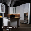 Шкаф винный встраиваемый Винный холодильник (шкаф) компрессорный Dunavox 74 бут DX-74.230DW