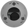 Вытяжка кухонная цилиндрическая островная MEFERI TUBE35IX ISLA ULTRA, 35 см, серая, производительность 1200 м3/ч, 3 скорости, низкий уровень шума, режимы отвод и рециркуляция, гарантия 3 года