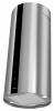 Вытяжка кухонная цилиндрическая островная MEFERI TUBE40IX ISLA COMFORT PLUS, 40 см, серая, производительность 1200 м3/ч, 5 скоростей, режимы отвод и рециркуляция, сенсорное управление, гарантия 3 года