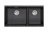 Гранитная мойка Blanсo SUBLINE 480/320-U SILGRANIT PuraDur  антрацит c отв.арм. InFino