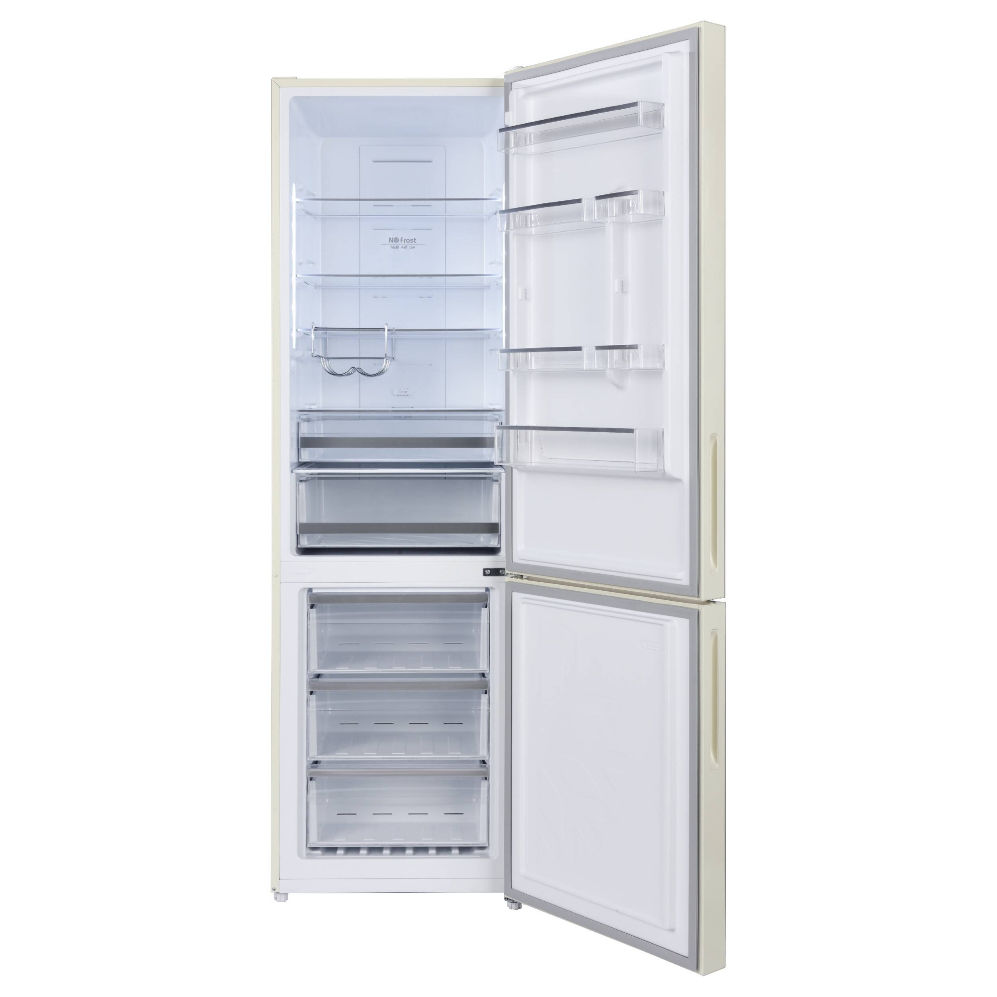 Холодильник с нижней морозилкой Korting KNFC 62370 GB
