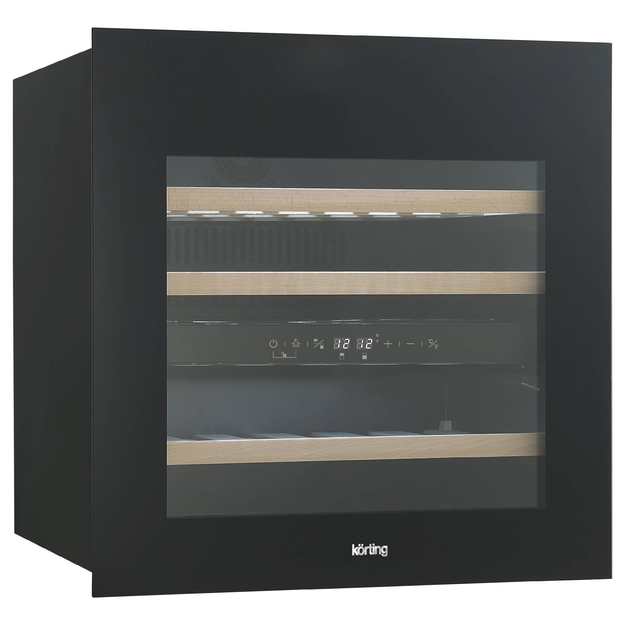 Шкаф винный встраиваемый Korting KFW 604 DB GN