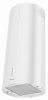 Вытяжка кухонная цилиндрическая островная MEFERI TUBE40WH ISLA POWER, 40 см, белая, производительность 850 м3/ч, 3 скорости, низкий уровень шума, режимы отвод и рециркуляция, гарантия 3 года