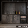 Шкаф винный Винный холодильник (шкаф) компрессорный Dunavox 39 бут DAU-39.121DB