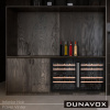 Шкаф винный Винный холодильник (шкаф) компрессорный Dunavox 39 бут DAU-39.121DB