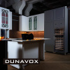 Шкаф винный встраиваемый Винный холодильник (шкаф) компрессорный Dunavox DX-74.230DВ