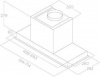 Полновстраиваемая вытяжка Elica HIDDEN ADVANCE BL MAT/A/72