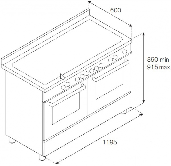 Центр варочный Bertazzoni HER125I2EXT
