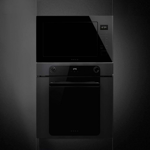Печь микроволновая встраиваемая Smeg FMI225BI