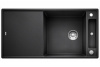 Гранитная мойка Blanсo AXIA III XL 6 S-F SILGRANIT PuraDur антрацит, доска ясень c кл.-авт. InFino
