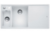 Гранитная мойка Blanсo BLANCO AXIA III 6 S-F белый чаша слева, доска стекло c кл.-авт. InFino®