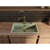 Керамическая мойка Omoikiri Kitagawa 86-LB-AZ Artceramic/azur blue