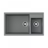Гранитная мойка Omoikiri Tedori 86-2-LB-GR Tetogranit/leningrad grey
