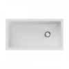 Гранитная мойка Omoikiri Tokara 88-U/I-WH Glossy Natceramic/белый глянцевый