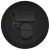 Вытяжка кухонная цилиндрическая островная MEFERI TUBE35BK ISLA ULTRA, 35 см, черная, производительность 1200 м3/ч, 3 скорости, низкий уровень шума, режимы отвод и рециркуляция, гарантия 3 года