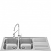 Металлическая мойка Smeg LLR116-2