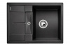 Гранитная мойка Blanсo METRA 45 S Compact SILGRANIT PuraDur черный, с клапаном-автоматом