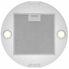 Вытяжка кухонная цилиндрическая островная MEFERI TUBE40WH ISLA POWER, 40 см, белая, производительность 850 м3/ч, 3 скорости, низкий уровень шума, режимы отвод и рециркуляция, гарантия 3 года
