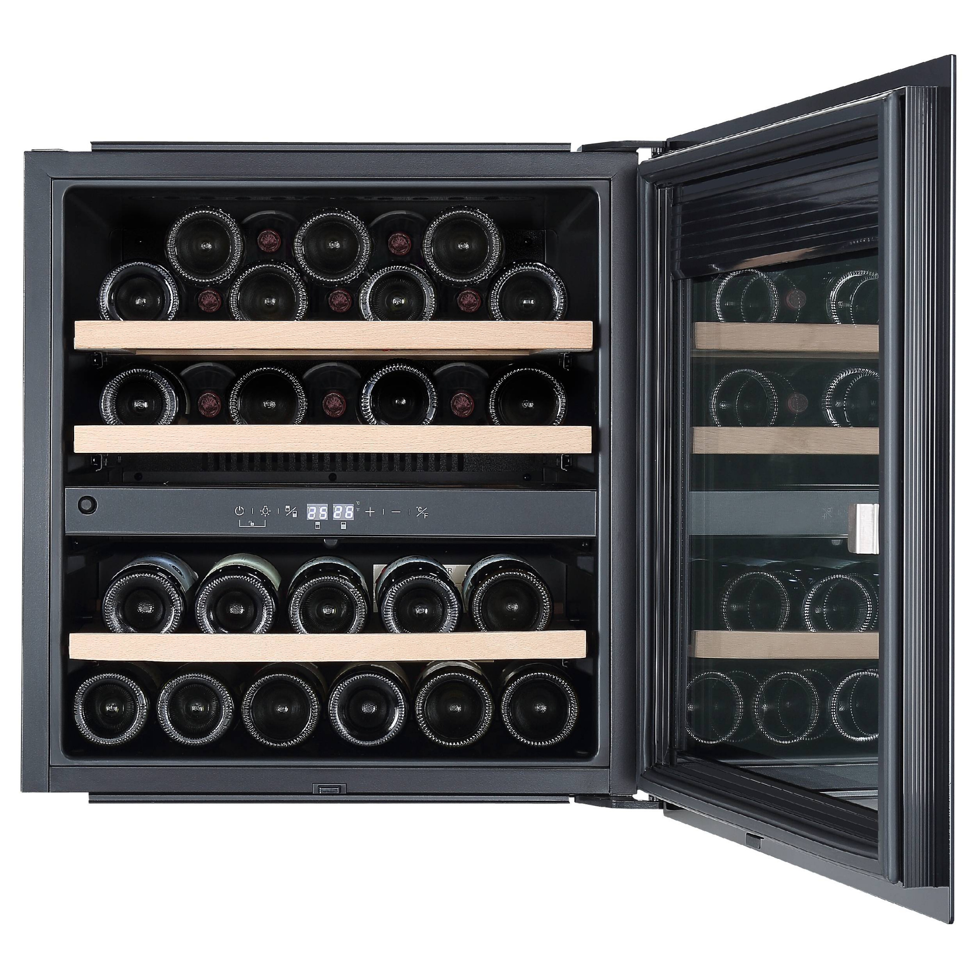 Шкаф винный встраиваемый Korting KFW 604 DB GXN