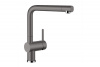 Смеситель для кухни Blanсo LINUS темная скала