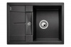 Гранитная мойка Blanсo METRA 45S Compact SILGRANIT PuraDur антрацит, с клапаном-автоматом