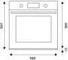 Электрический духовой шкаф Bertazzoni F609MODEKX