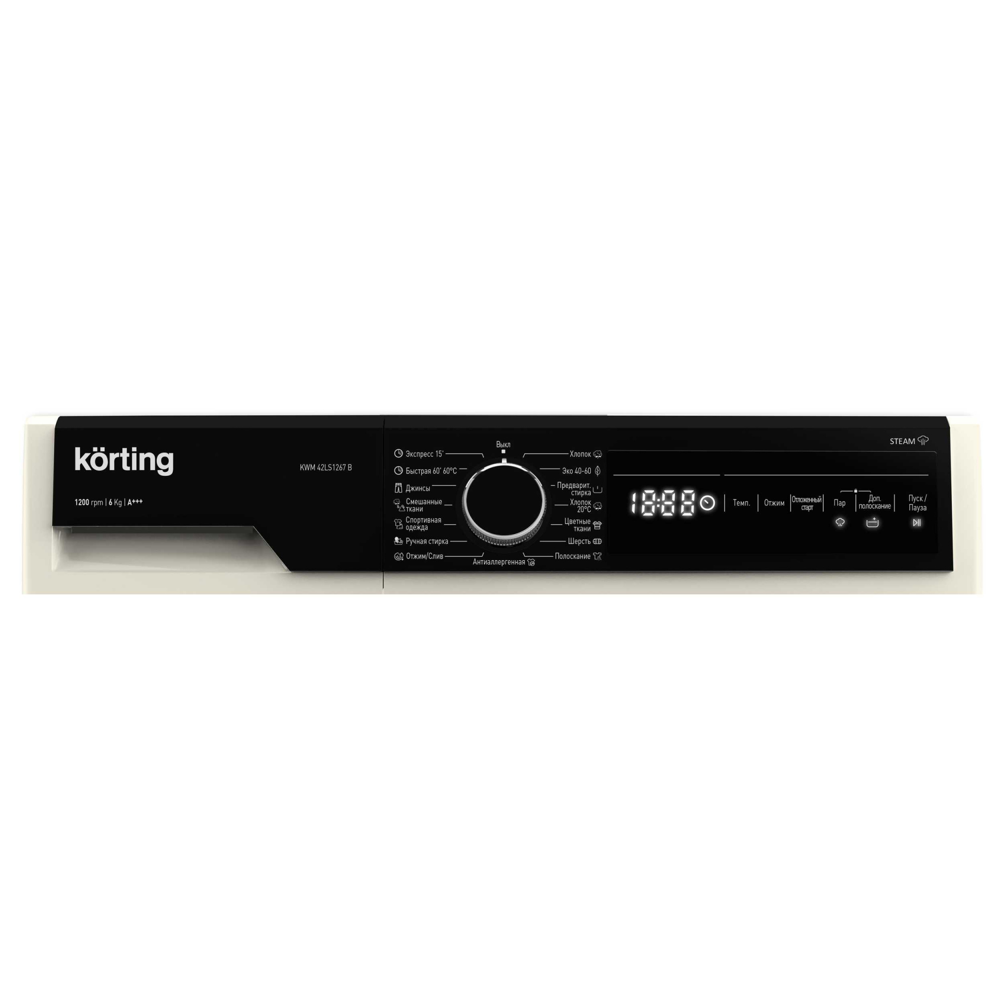 Стиральная машина с фронтальной загрузкой Korting KWM 42LS1267 B