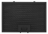 Вытяжка кухонная кубическая островная с инверторным мотором MEFERI ROOMBOX40BK ISLA COMFORT