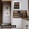 Шкаф винный встраиваемый Винный холодильник (шкаф) компрессорный Dunavox 32 бут DAV-32.81DW.TO