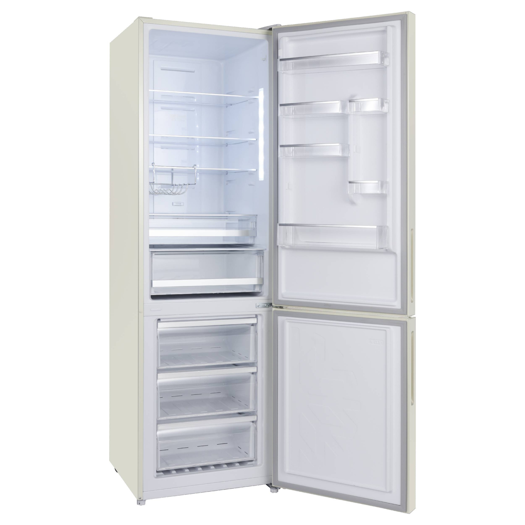 Холодильник с нижней морозилкой Korting KNFC 62370 GB