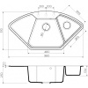 Гранитная мойка Omoikiri Yonaka 98-C-DC Artgranit/темный шоколад