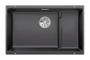 Гранитная мойка Blanсo SUBLINE 700-U Level SILGRANIT PuraDur антрацит с отв.арм. InFino