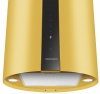Вытяжка кухонная цилиндрическая островная MEFERI TUBE40GOLD ISLA COMFORT PLUS, 40 см, золотая, производительность 1200 м3/ч, 5 скоростей, режимы отвод и рециркуляция, сенсорное управление, гарантия 3 года