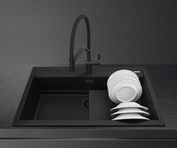 Гранитная мойка Smeg VSGX860MN