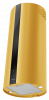 Вытяжка кухонная цилиндрическая островная MEFERI TUBE40GOLD ISLA COMFORT PLUS, 40 см, золотая, производительность 1200 м3/ч, 5 скоростей, режимы отвод и рециркуляция, сенсорное управление, гарантия 3 года