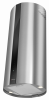 Вытяжка кухонная цилиндрическая островная MEFERI TUBE40IX ISLA COMFORT PLUS, 40 см, серая, производительность 1200 м3/ч, 5 скоростей, режимы отвод и рециркуляция, сенсорное управление, гарантия 3 года