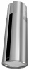 Вытяжка кухонная цилиндрическая островная MEFERI TUBE40IX ISLA COMFORT PLUS, 40 см, серая, производительность 1200 м3/ч, 5 скоростей, режимы отвод и рециркуляция, сенсорное управление, гарантия 3 года