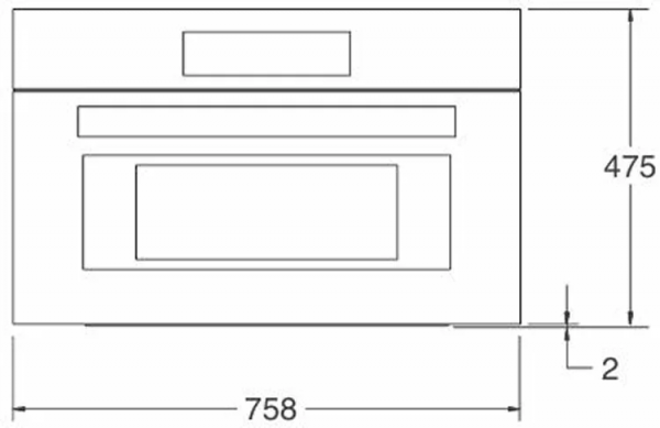 Печь микроволновая встраиваемая Bertazzoni F30PROMWLXT